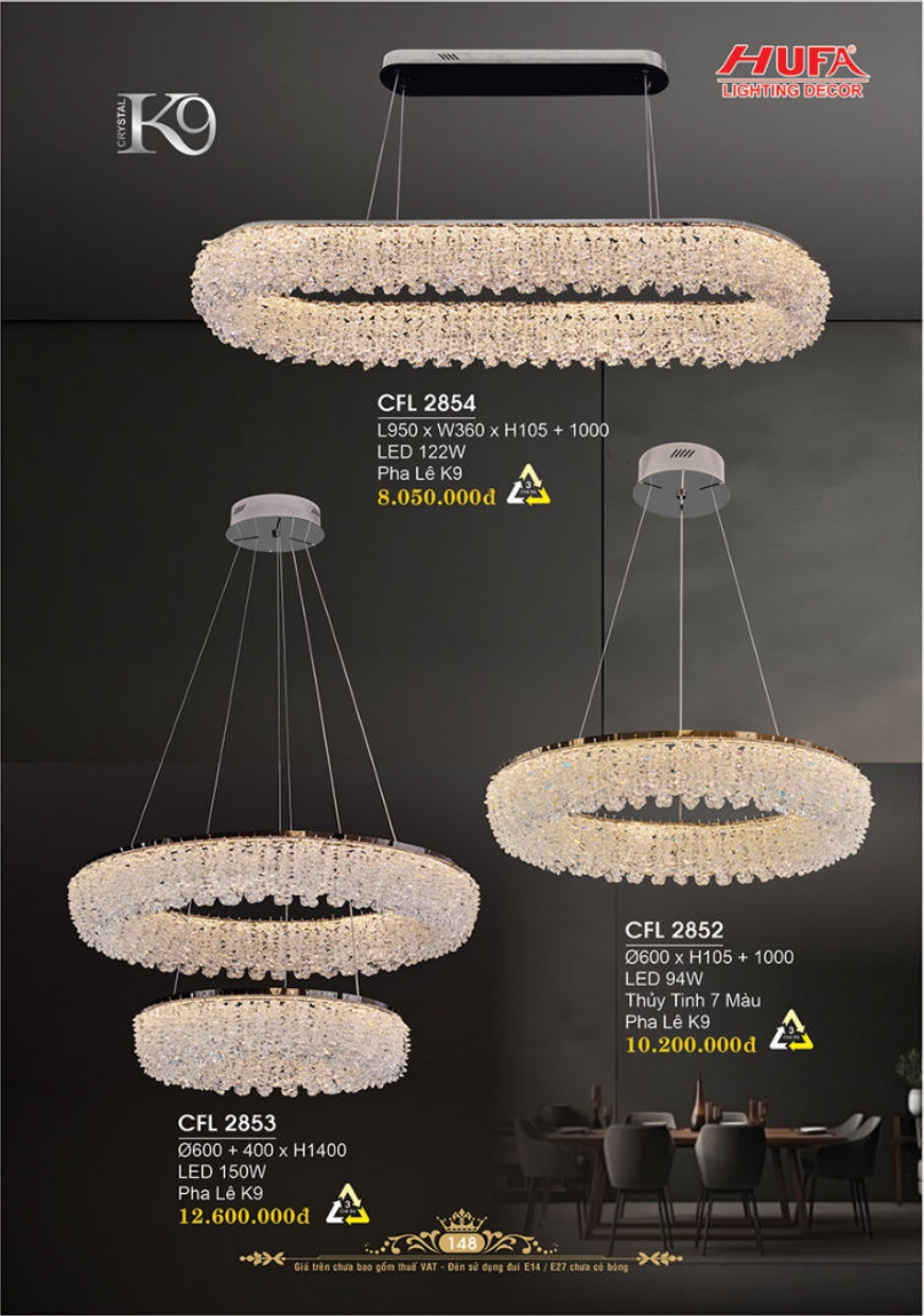 Bảng giá đèn trang trí HUFA